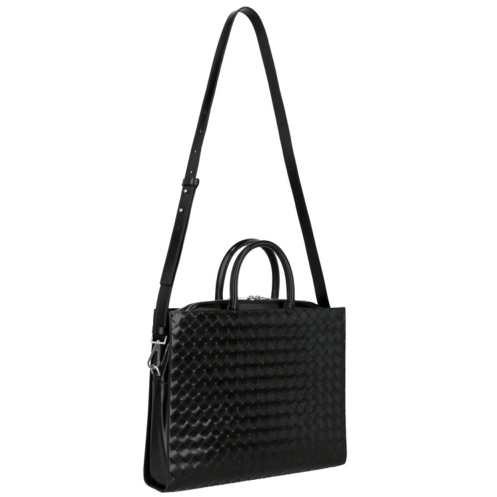 BOTTEGA VENETA Intrecciato Satchel Crossbody Briefcase Bag - LIKE NEW!